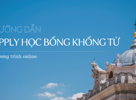 Hướng dẫn apply học bổng Khổng Tử chương trình học Online