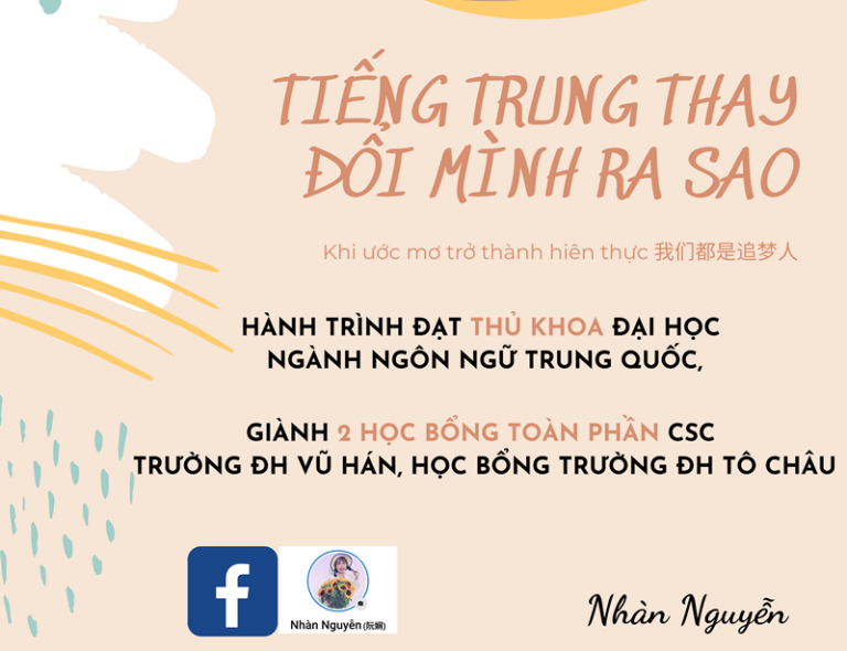 HÀNH TRÌNH GIÀNH 2 HỌC BỔNG TOÀN PHẦN CSC ĐẠI HỌC VŨ HÁN VÀ HỌC BỔNG TRƯỜNG ĐẠI HỌC TÔ CHÂU