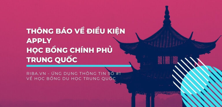 Điều kiện Apply học bổng CSC