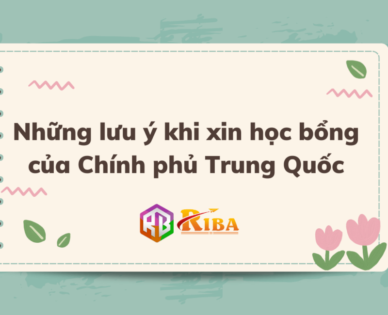 Cách xin học bổng chính phủ Trung Quốc