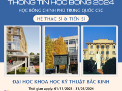 THÔNG TIN TUYỂN SINH 2024 - ĐẠI HỌC KHOA HỌC KỸ THUẬT BẮC KINH HỌC BỔNG CHÍNH PHỦ TRUNG QUỐC CSC HỆ THẠC SĨ & TIẾN SĨ