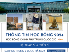 THÔNG TIN TUYỂN SINH 2024 - ĐẠI HỌC TRUNG Y DƯỢC HÀ NAM - HỌC BỔNG CSC HỆ THẠC SĨ & TIẾN SĨ