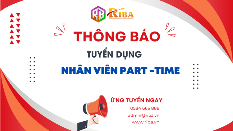 Thong bao tuyen dung nhan vien part time thang 1 2024