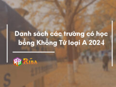 Danh sách trường có học bổng Khổng Tử loại A năm 2024