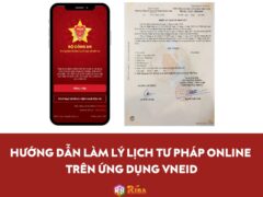 HƯỚNG DẪN LÀM LÝ LỊCH TƯ PHÁP ONLINE TRÊN ỨNG DỤNG VNeID