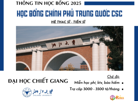 Đại học Chiết Giang tuyển sinh 2025 học bổng CSC Tự chủ tuyển sinh hệ Thạc sĩ & Tiến sĩ