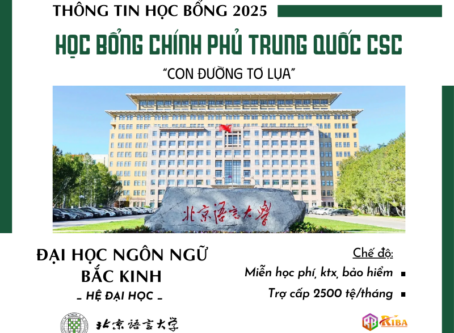 Đại học Ngôn ngữ Bắc Kinh tuyển sinh 2025 Học bổng CSC Con đường Tơ lụa