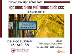 Đại học Sư phạm Cáp Nhĩ Tân tuyển sinh 2025 học bổng CSC hệ Thạc sĩ & Tiến sĩ