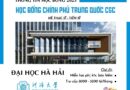 Đại học Hà Hải tuyển sinh 2025 học bổng CSC hệ Thạc sĩ & Tiến sĩ