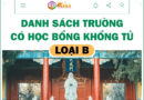 Danh sách trường có học bổng Khổng Tử loại B 2025