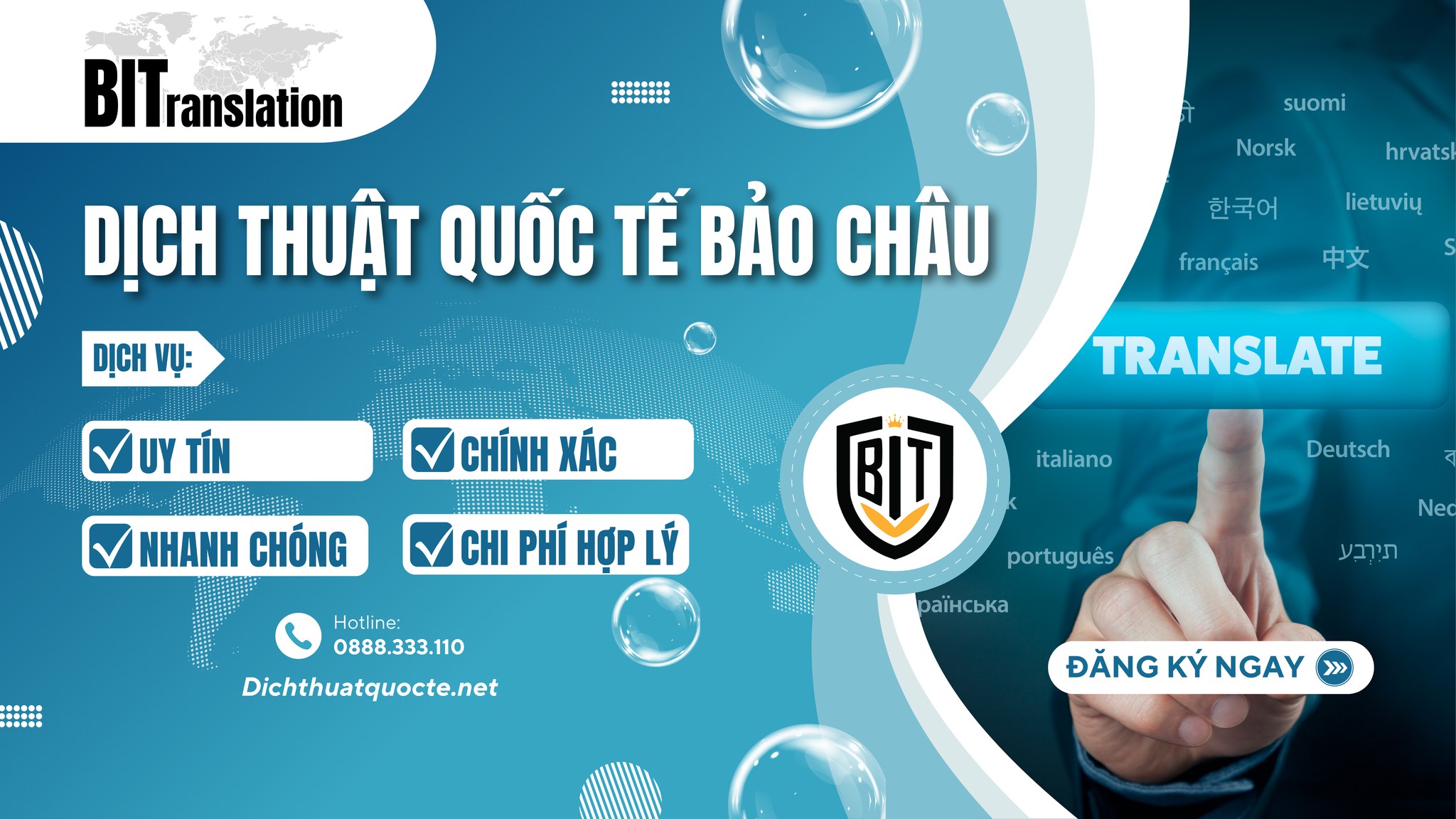 Dịch thuật Quốc tế Bảo Châu tuyển dụng