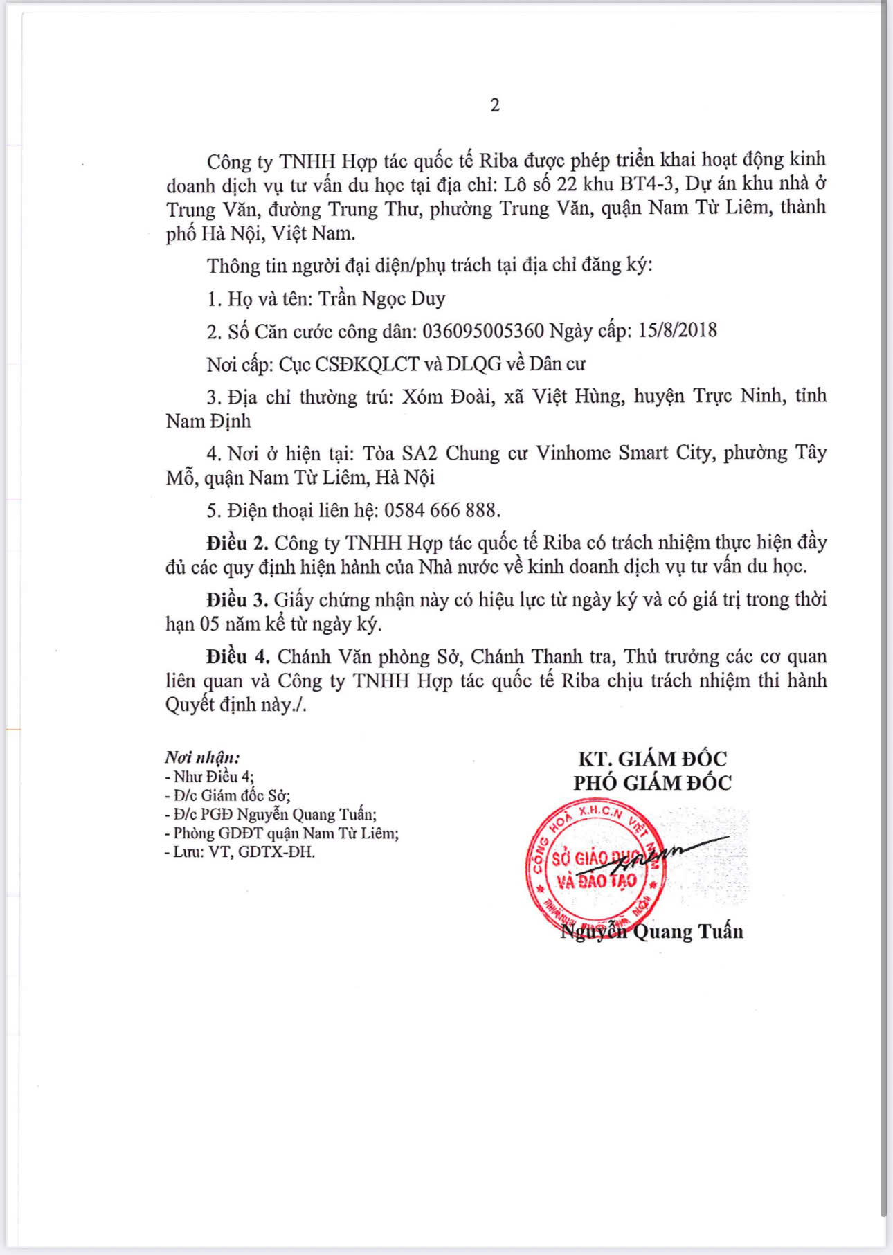 Điều khoản dịch vụ - Riba.vn